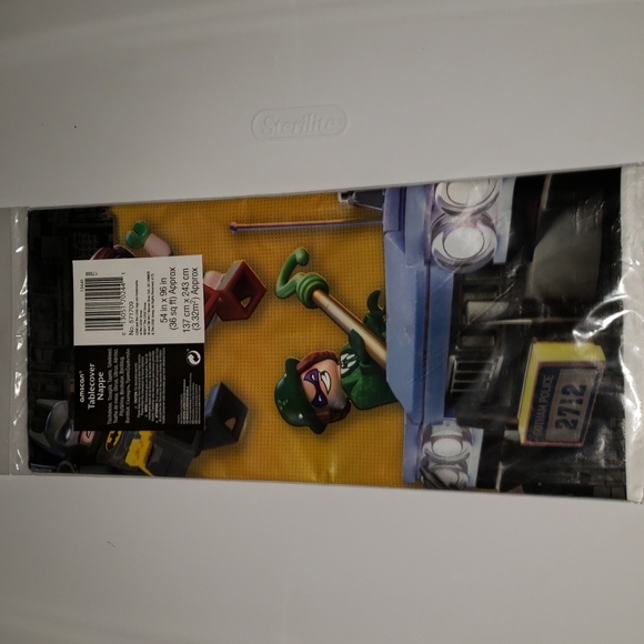 LEGO BATMAN™ PLASTIC TABLE COVER, 54* X 96* - Picture 1 of 2